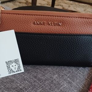 Anne Klein Brown and Black Wallet